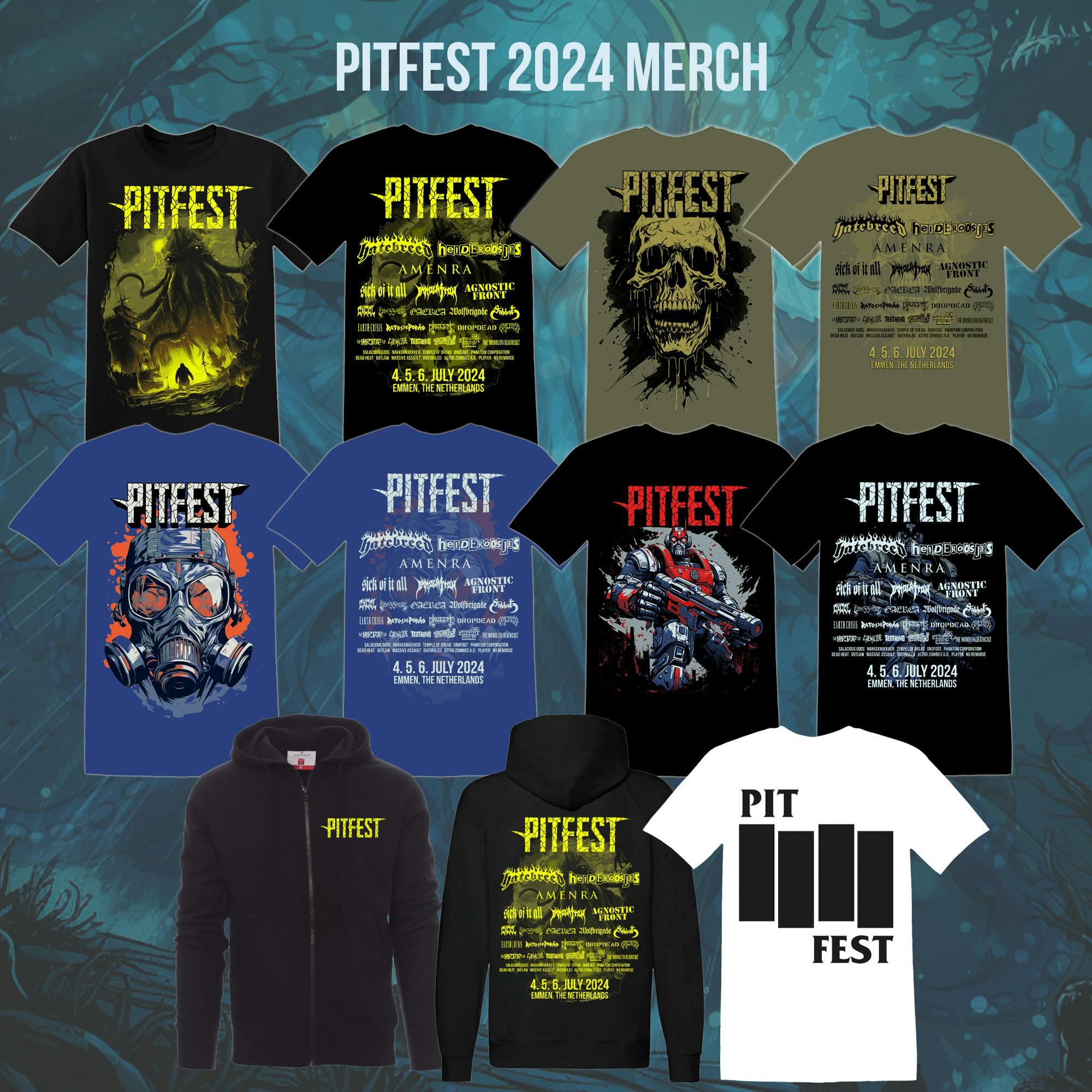 Festival merch available for pre-order