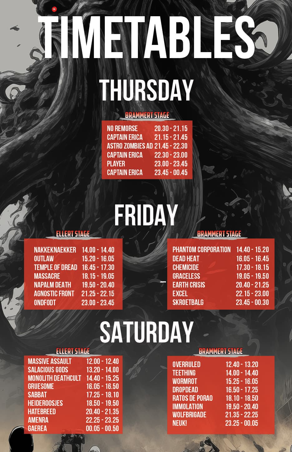 Update timetable