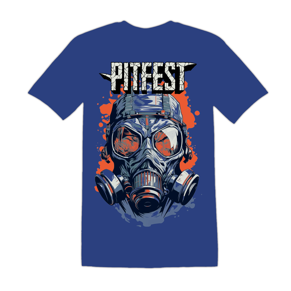 Pitfest 2024 Gasmask t-shirt leftovers