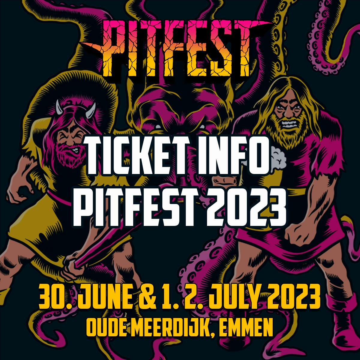 Ticket info Pitfest 2023