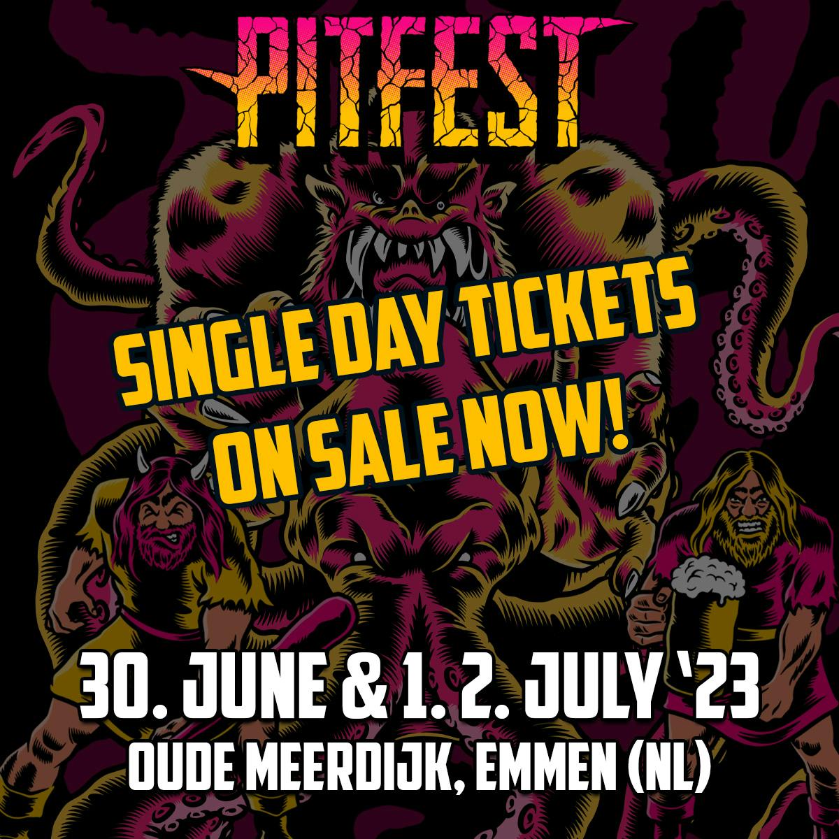 Single day tickets on sale now!